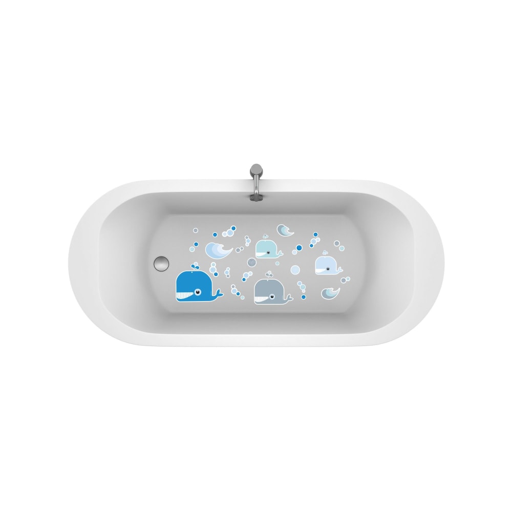 Pegatinas antideslizantes para bañeras ballenas azul - Maisons du Monde