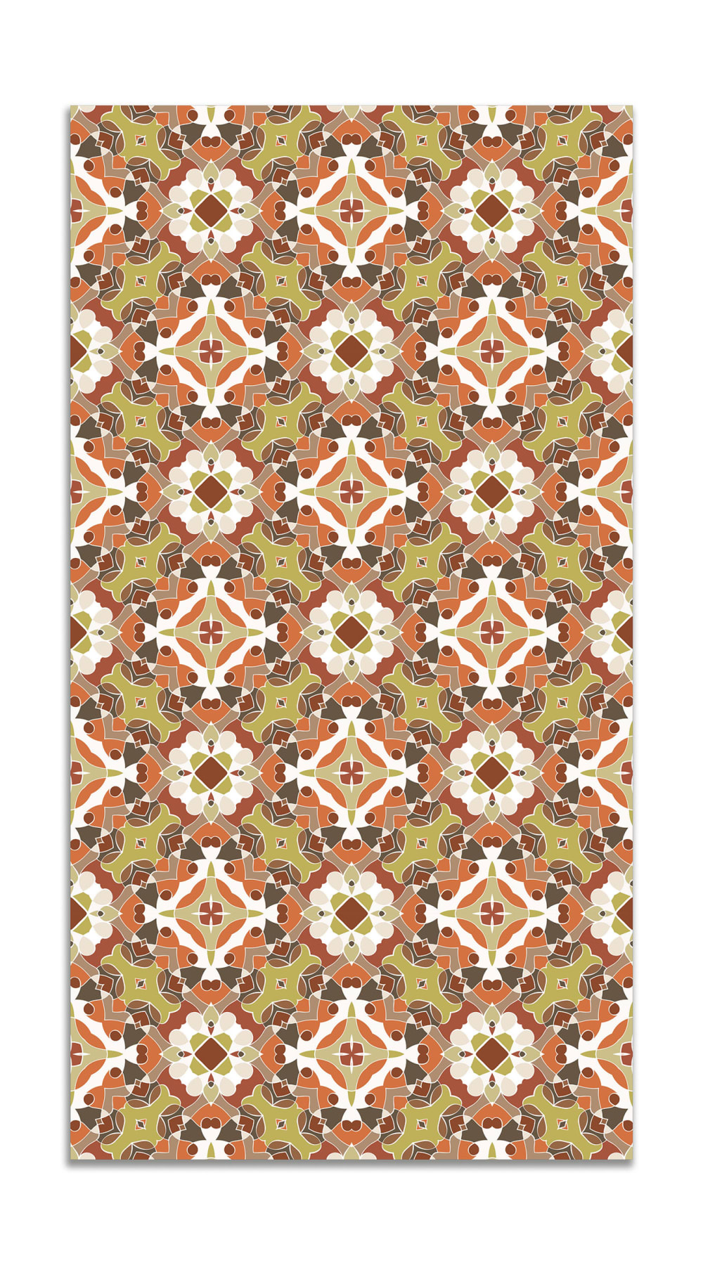 Tapis vinyle hydraulique - orange