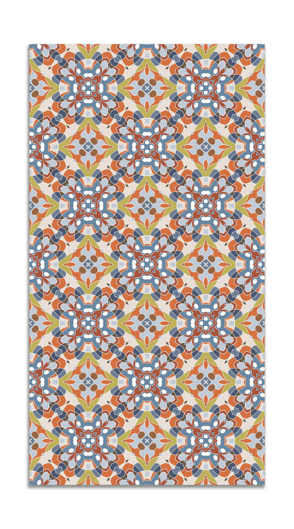 Tapis vinyle tuile mosaïque - original