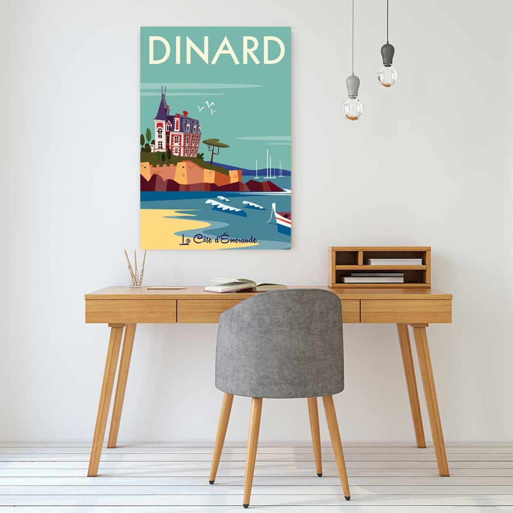 Cuadro a dinard impresión sobre lienzo 60x90cm - Maisons du Monde