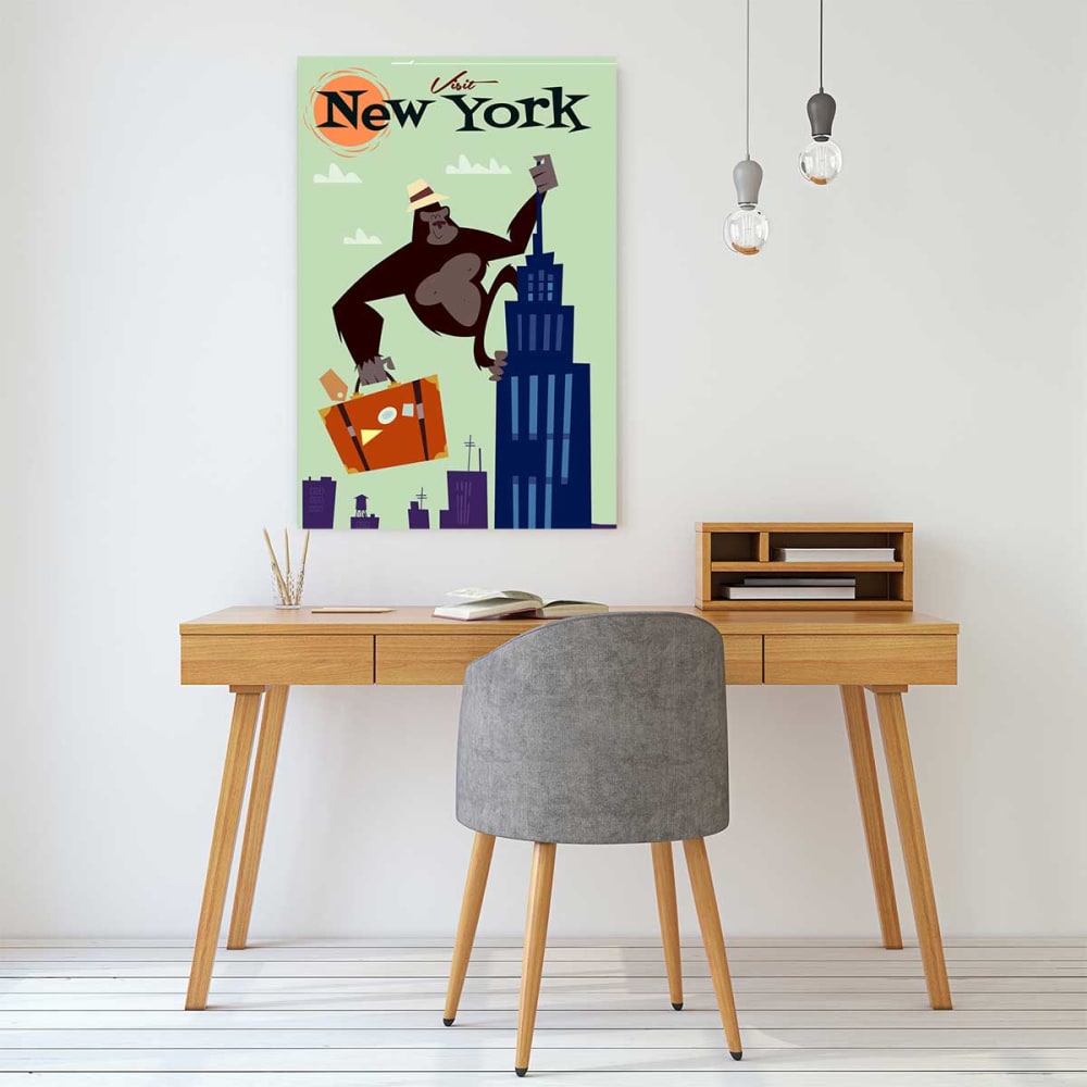 Tableau king- kong imprimé sur toile 30x45 cm — vue 3