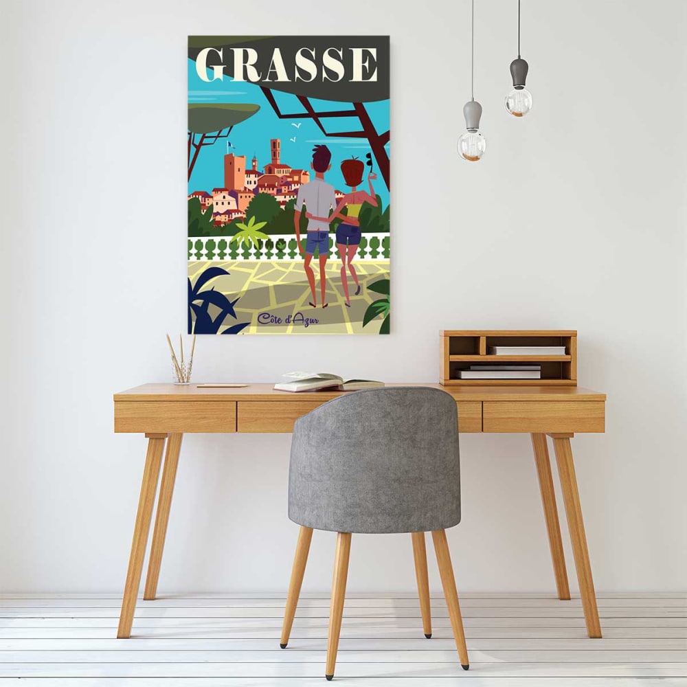 Cuadro a grasse impresión sobre lienzo 60x90cm - Maisons du Monde