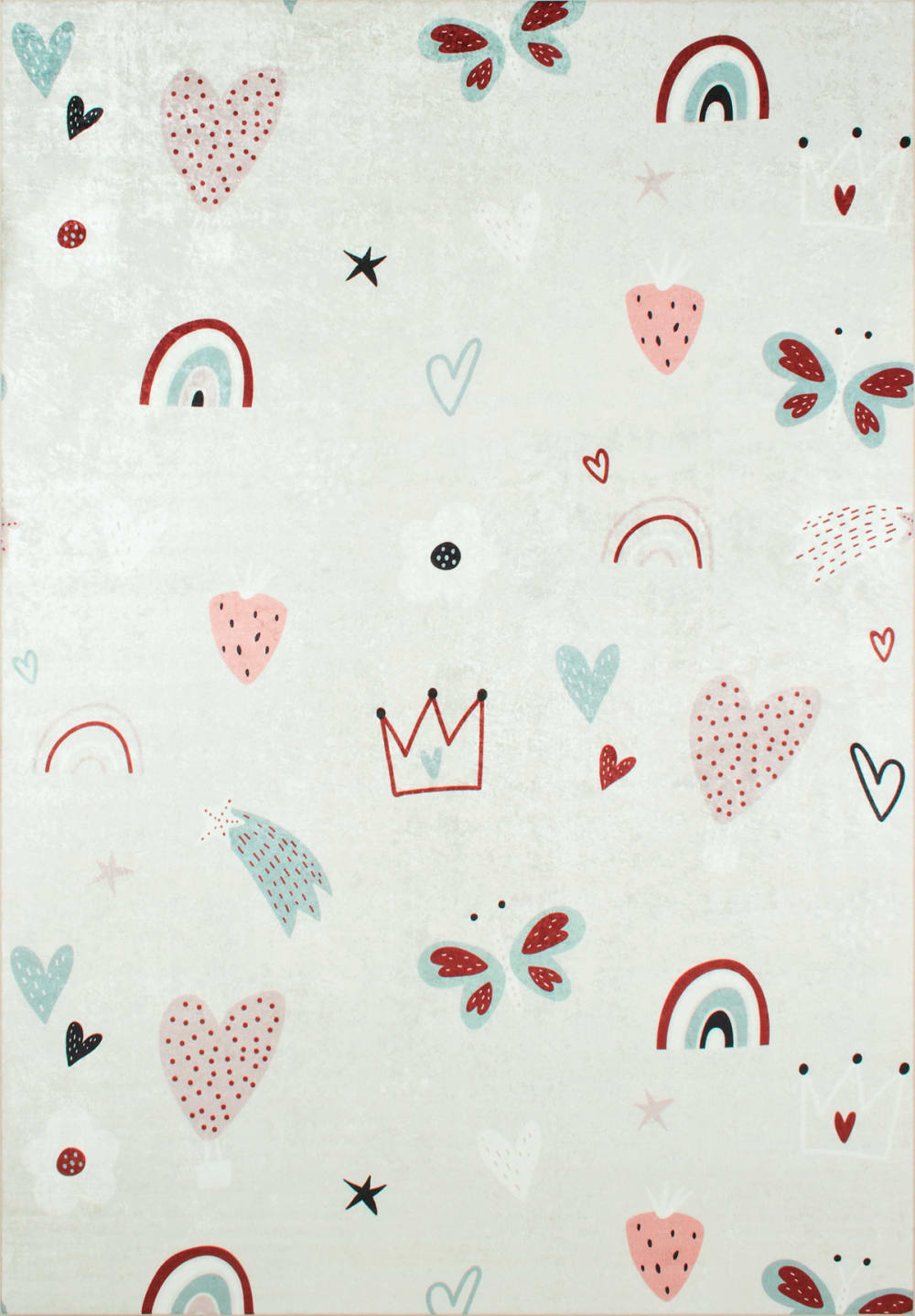 Tapis enfant à motifs multicolores 160x230