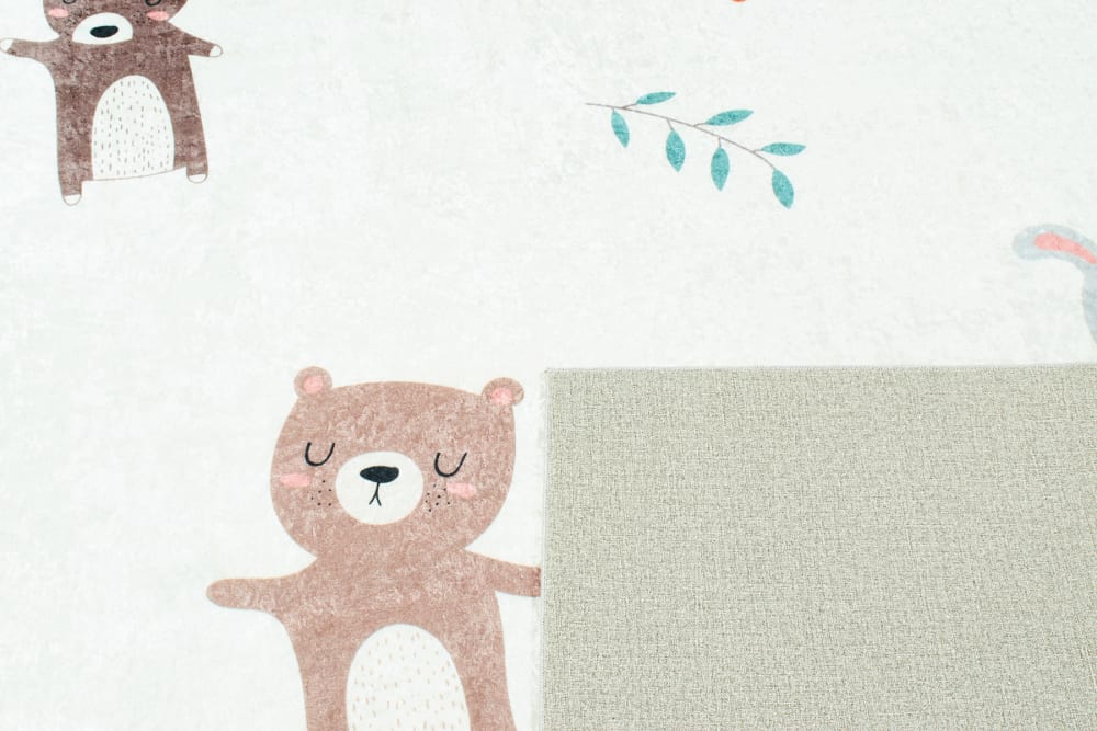 Tapis enfant animaux forêt 80x150 (Nazar) - Image 2