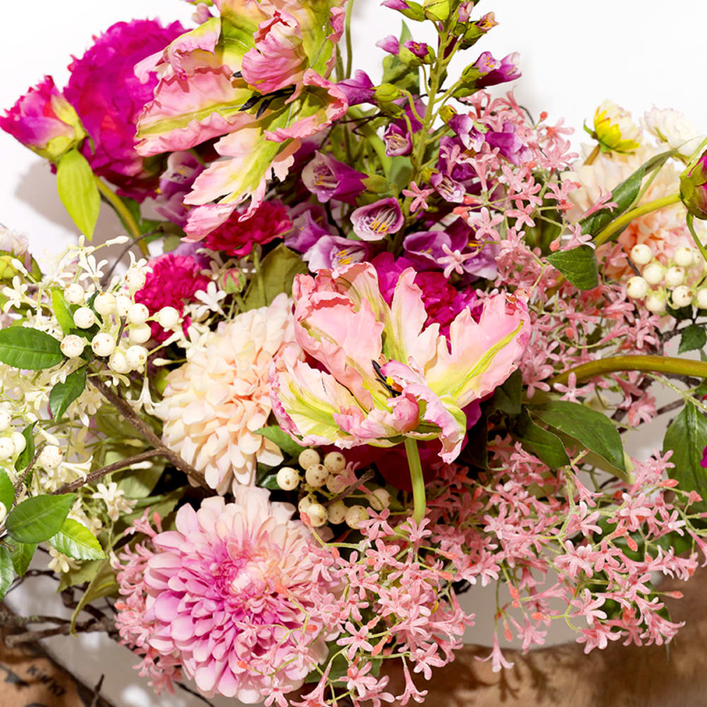 Tige de dahlia artficielle rose h50 — vue 3