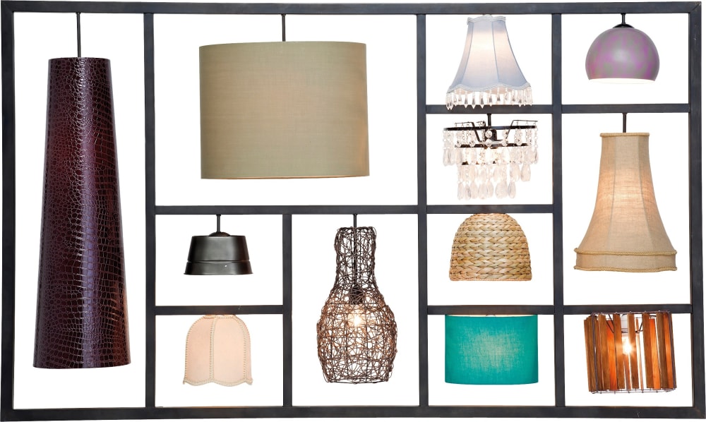 Applique 12 abat-jours 110x185