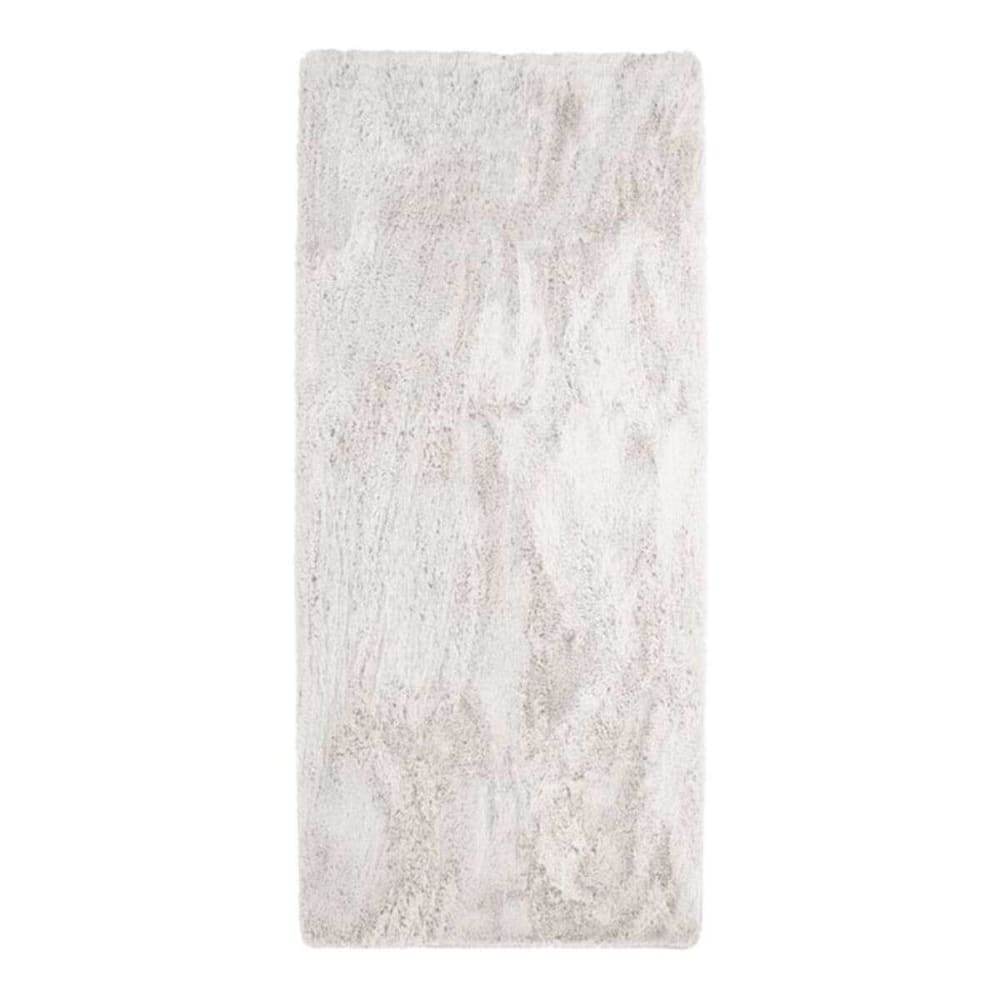 Tapis  à base fine et souple extra doux blanc 80x180
