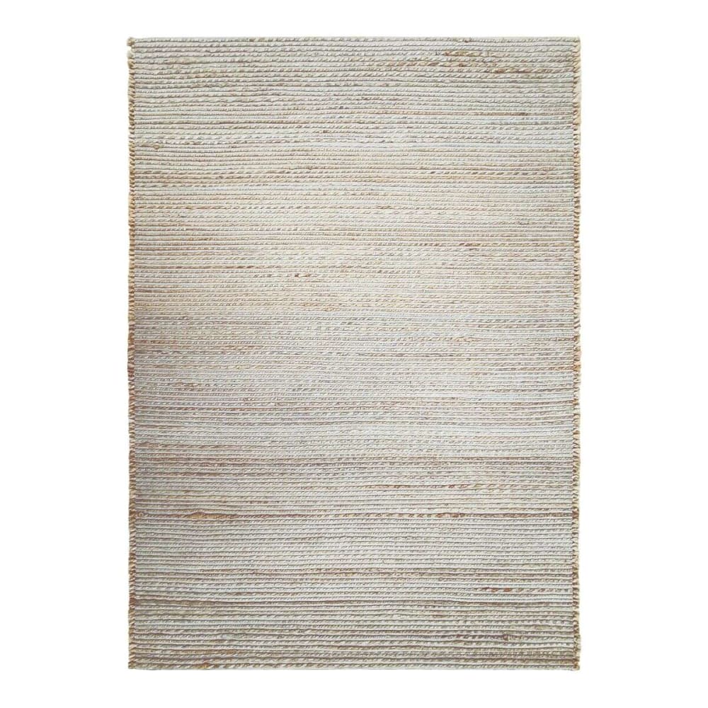Tapis tissé et tressé en jute et coton 120x170