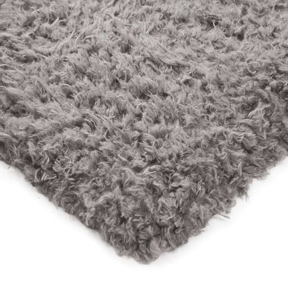 Tapis tout doux imitation fourrure gris clair 197x290 — vue 4