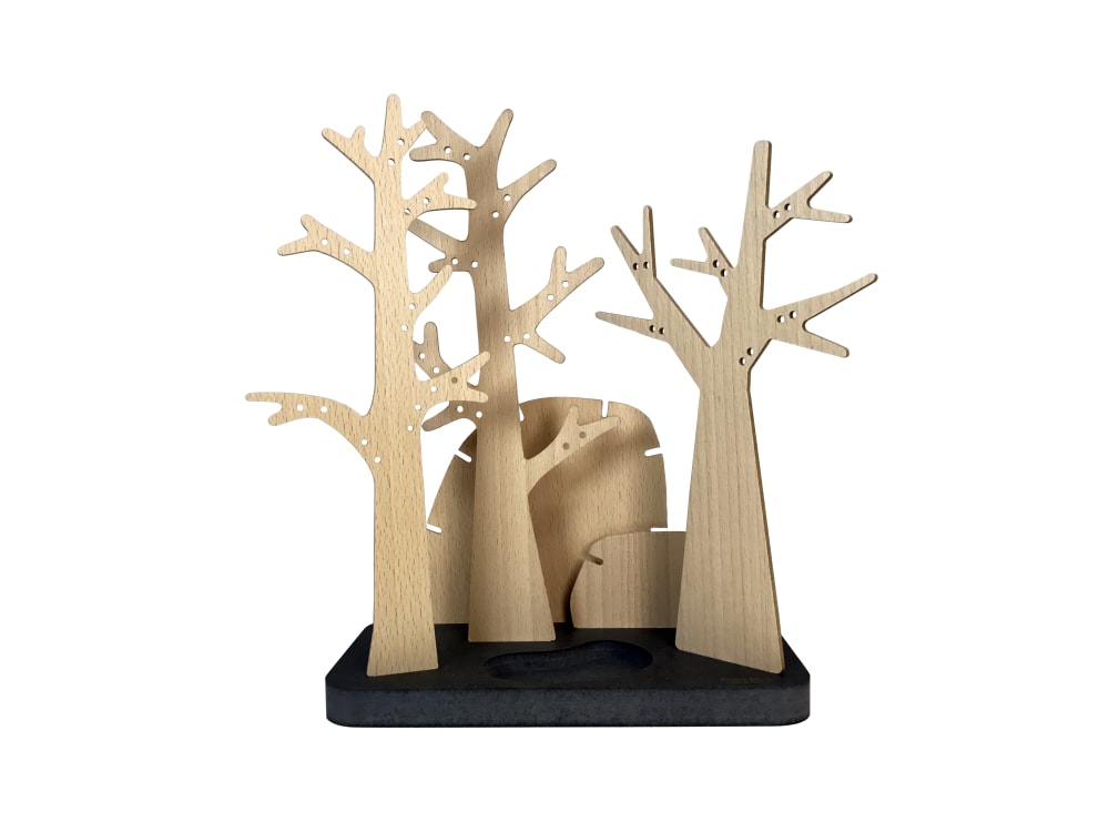 Reine Mère Schmuckhalter Broceliande Beige Holz
