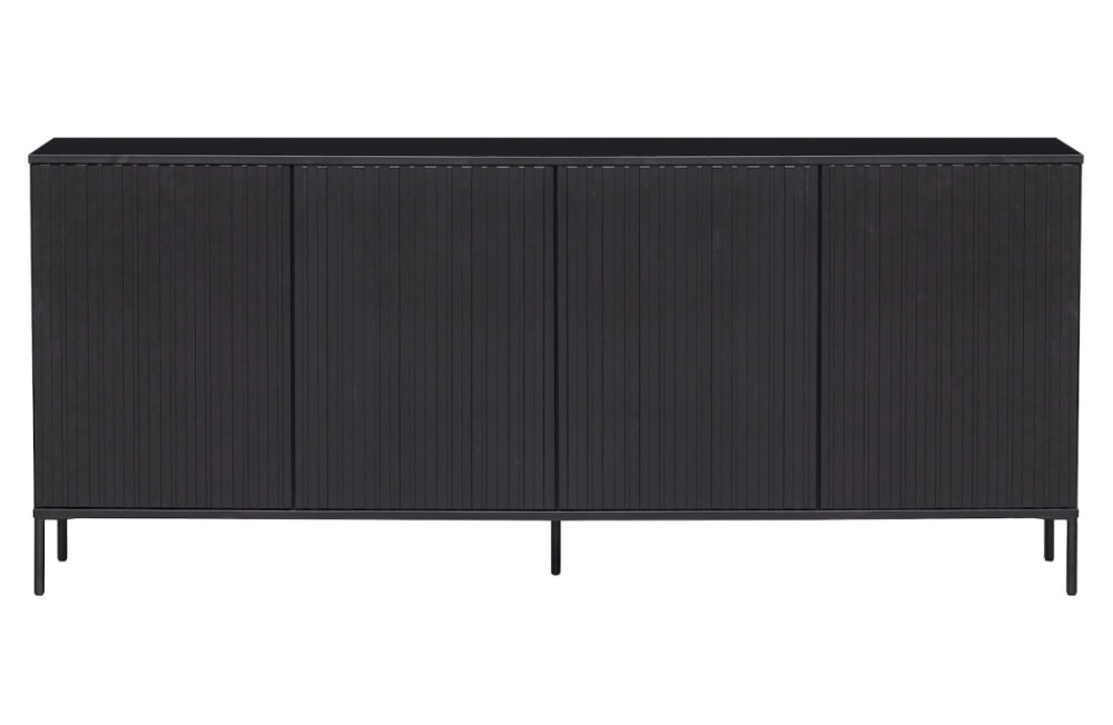 WOOOD Kommode aus Kiefernholz in Schwarz style modern Schwarz