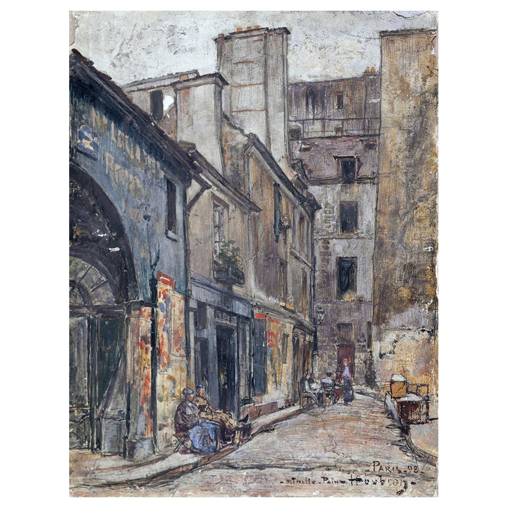Cuadro lienzo - La Calle Taille-Pain - Frédéric Houbron cm. 60x80