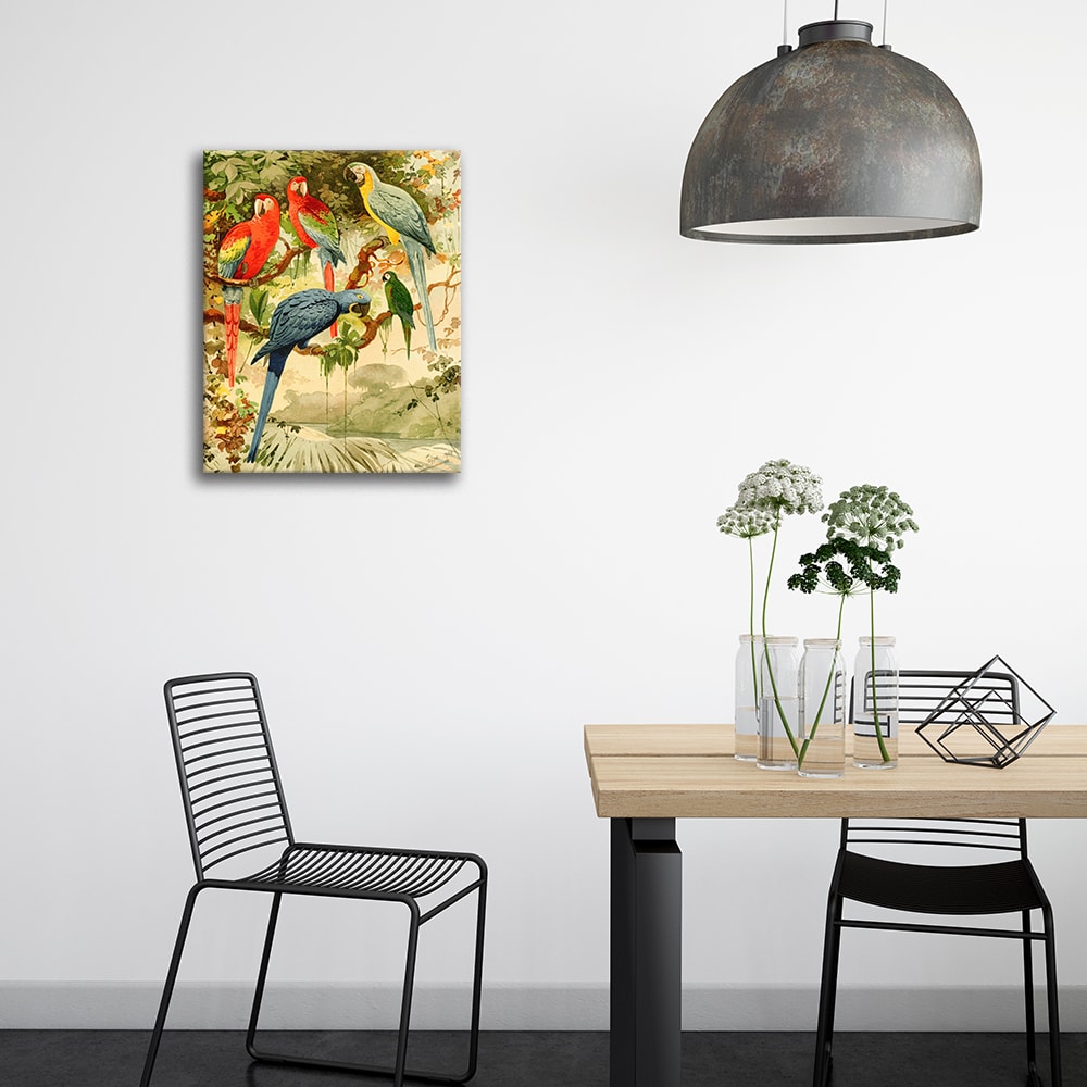 Tableau - Aras - Emil August Goeldi 60x80cm - Maisons du Monde