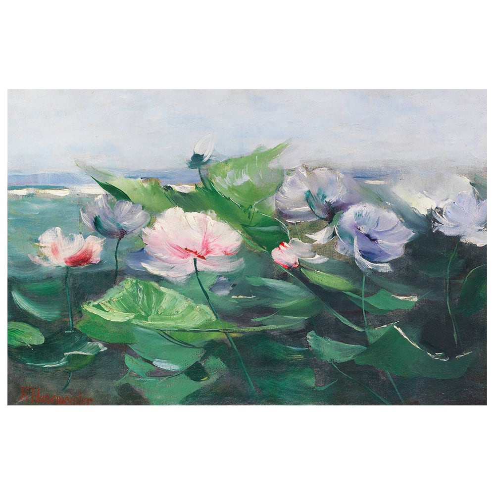 Cuadro lienzo - Nenúfares - Karl Hagenmeister cm. 60x90