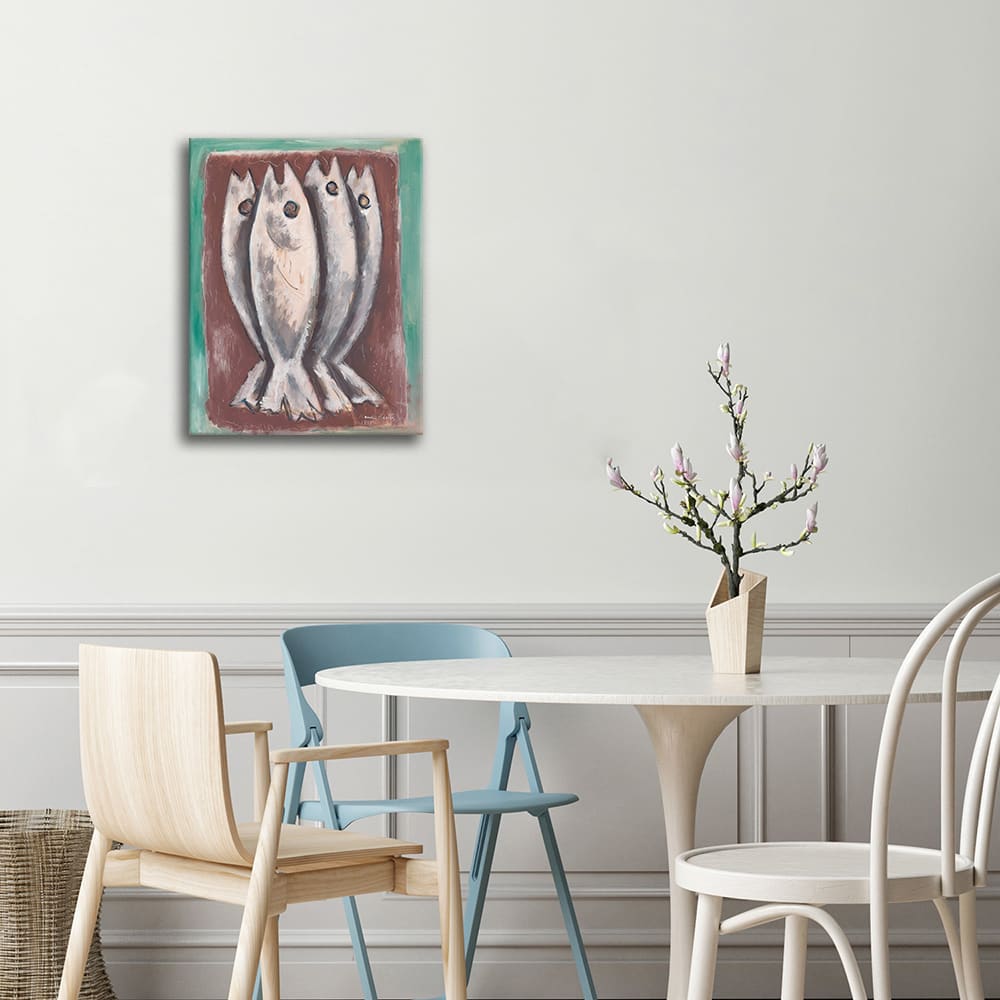 Tableau - Sea Ghosts - Marsden Hartley 60x80cm - Maisons du Monde
