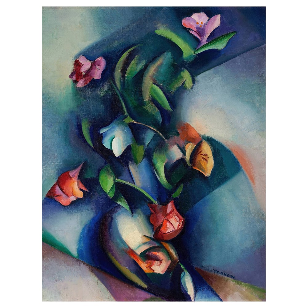 Fiori Sincromatici - William Henry Kemble Yarrow cm. 60x80 - Multicolore - PES - Poliestere