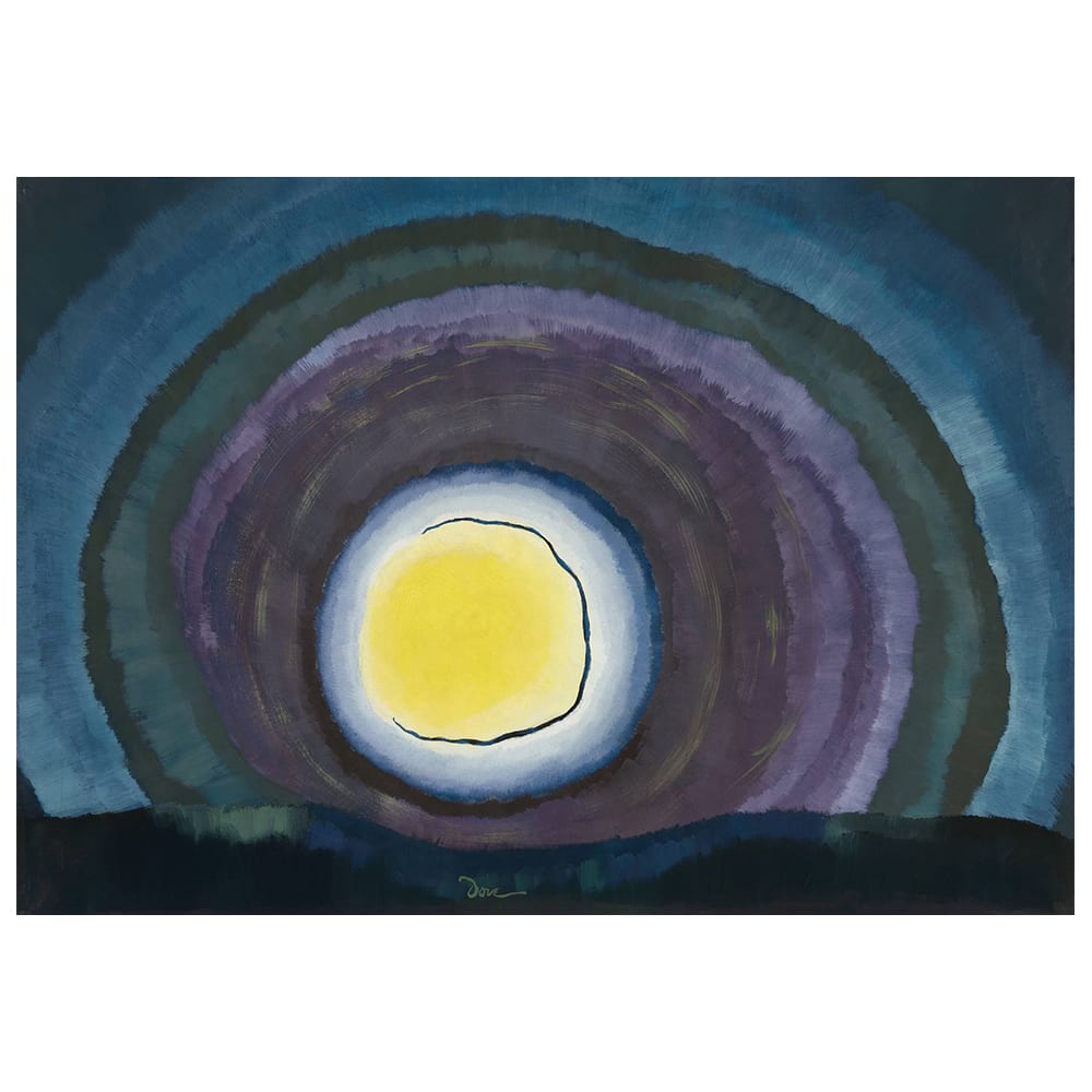 Stampa su tela - Sunrise III - Arthur Dove cm. 50x70 - Multicolore - PES - Poliestere