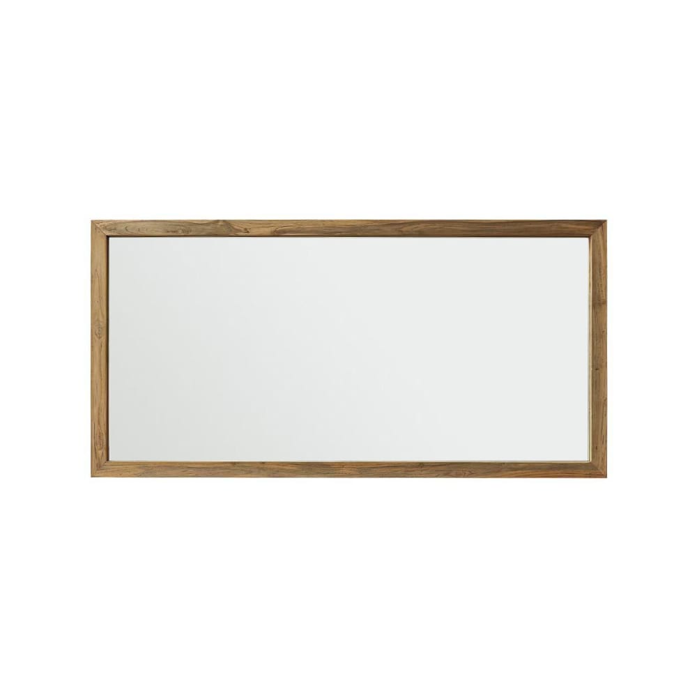 Miroir rectangulaire en teck recyclé massif - Maisons du Monde