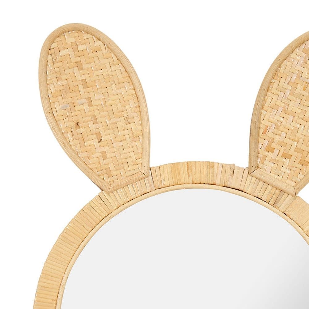 Miroir rotin lapin (Decoratie) - Image 2