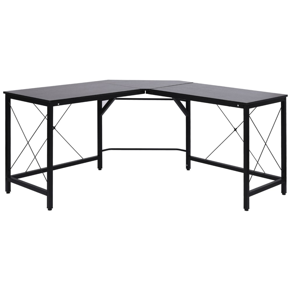 Mesa de ordenador 150x150x76cm negro