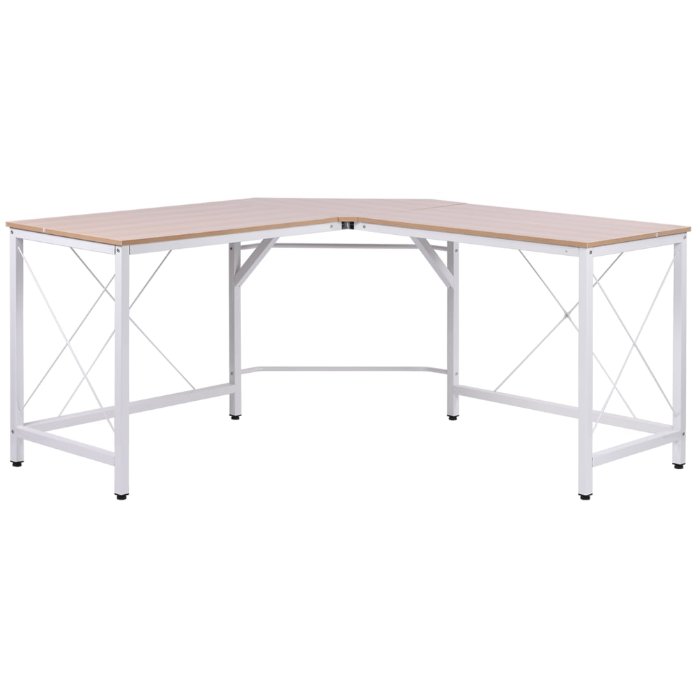 Mesa de ordenador 150x150x76cm roble