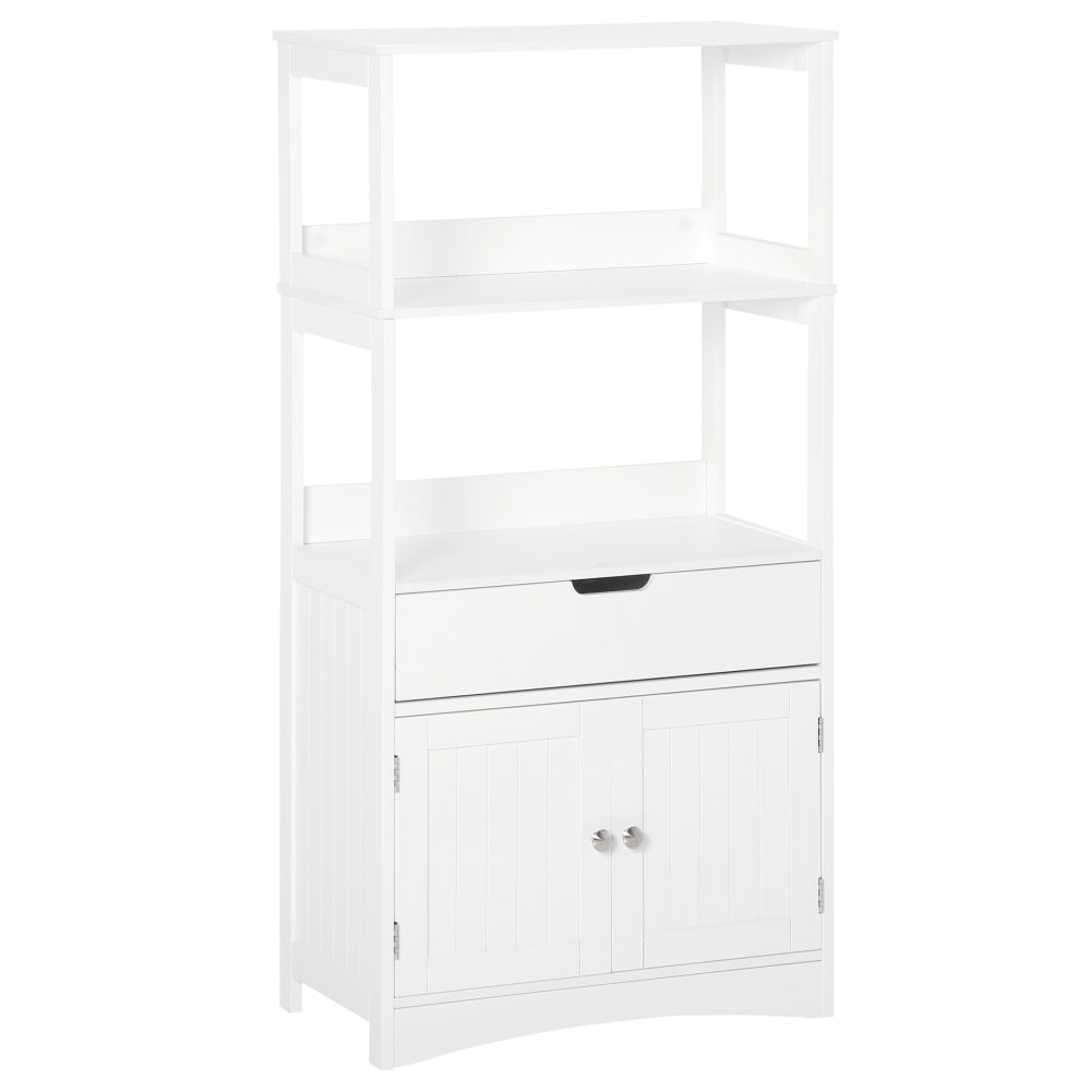 Armario de baño 60x33x122.5 cm blanco