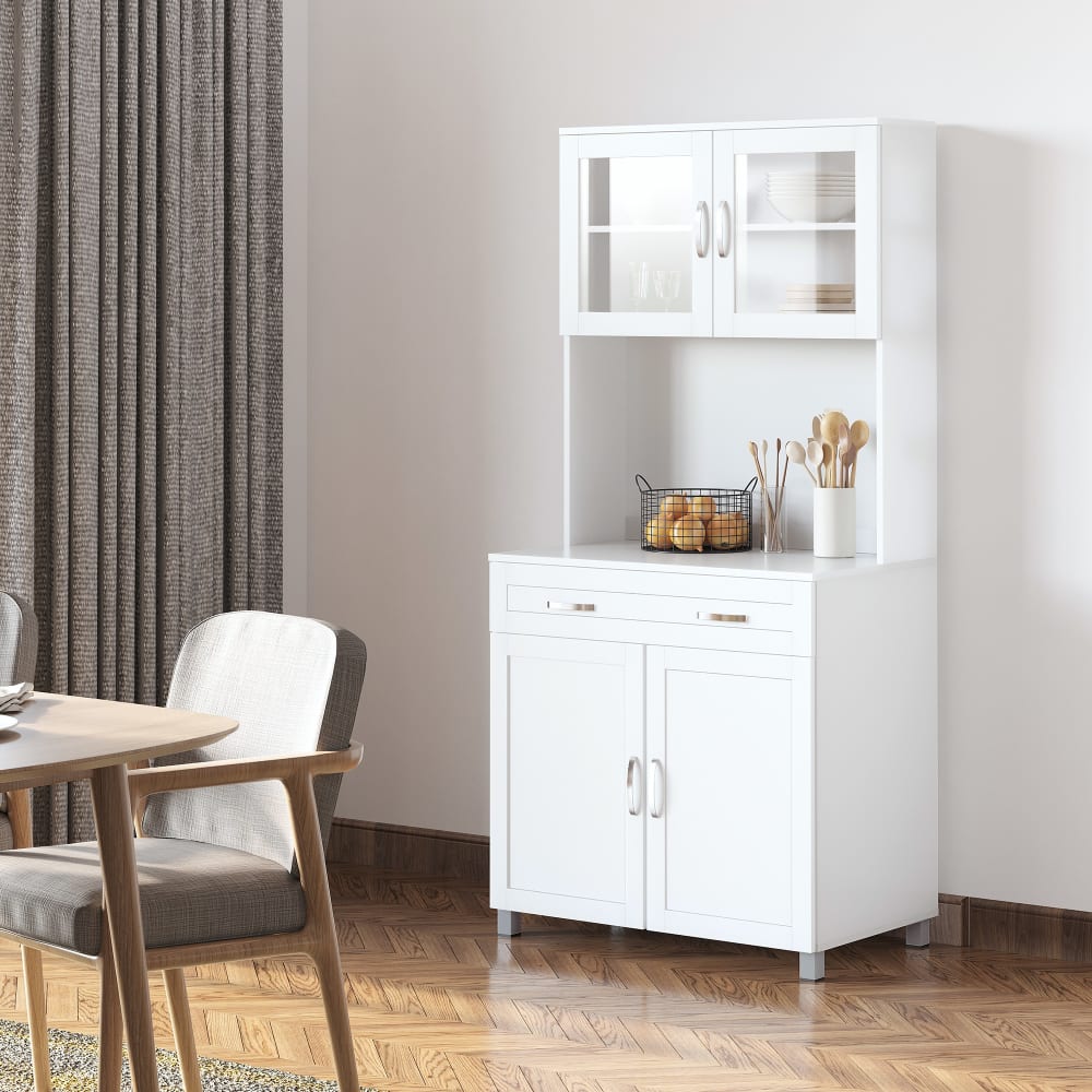 Armario buffet cocina 80x48x170 cm blanco - Maisons du Monde