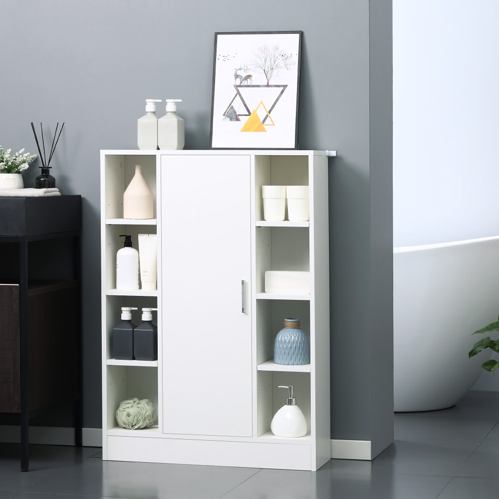 Armario baño de suelo 71x22x100 cm blanco - Maisons du Monde