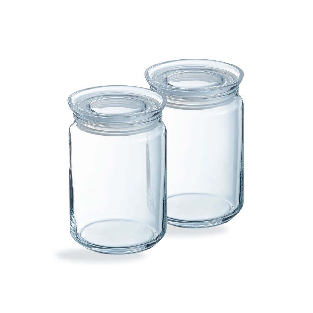 Lot de 2 pots de conservation 1L