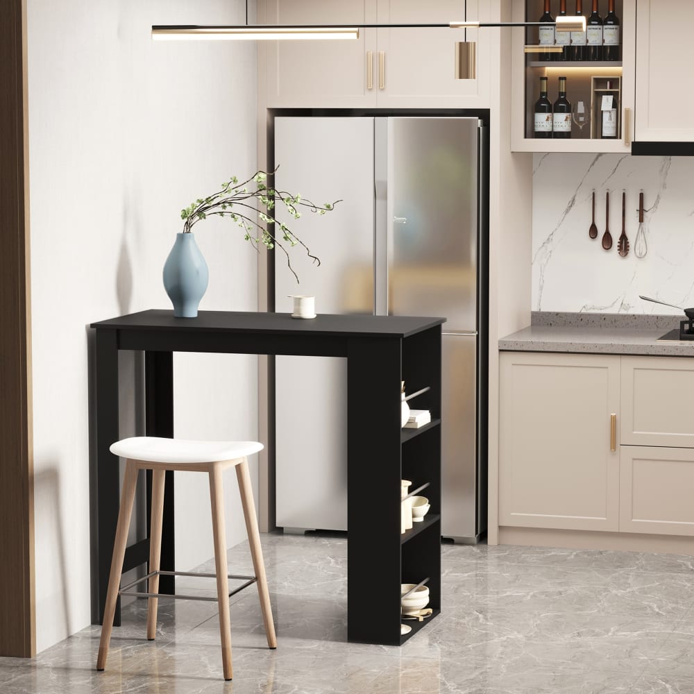 Mesa de bar 112x57x106 cm negro - Maisons du Monde