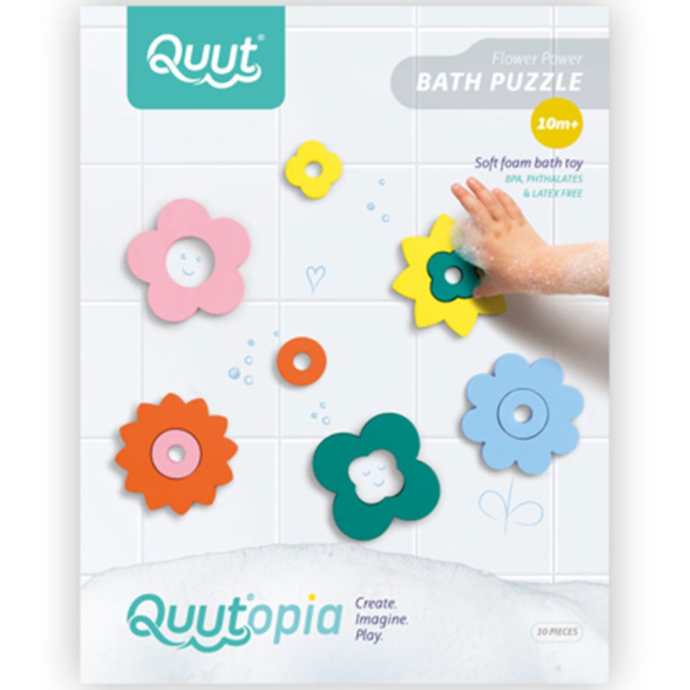 Quut - Puzzle de bain  Flower Power