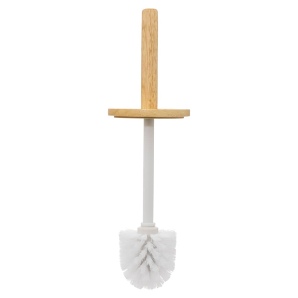 Brosse WC céramique et bambou feuillage exotique - 10.5x10.5x38cm - Maisons du Monde