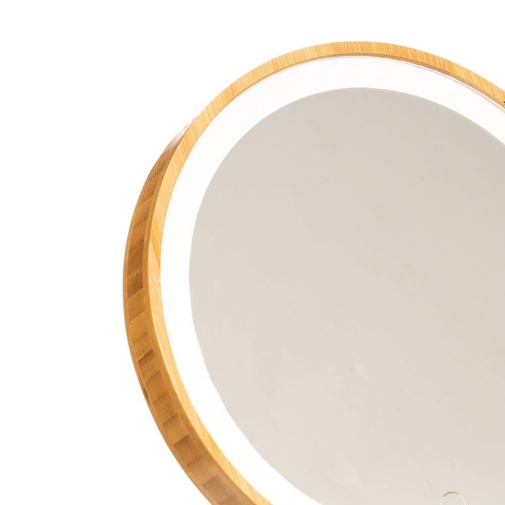 Miroir led sur pied en bambou - Maisons du Monde