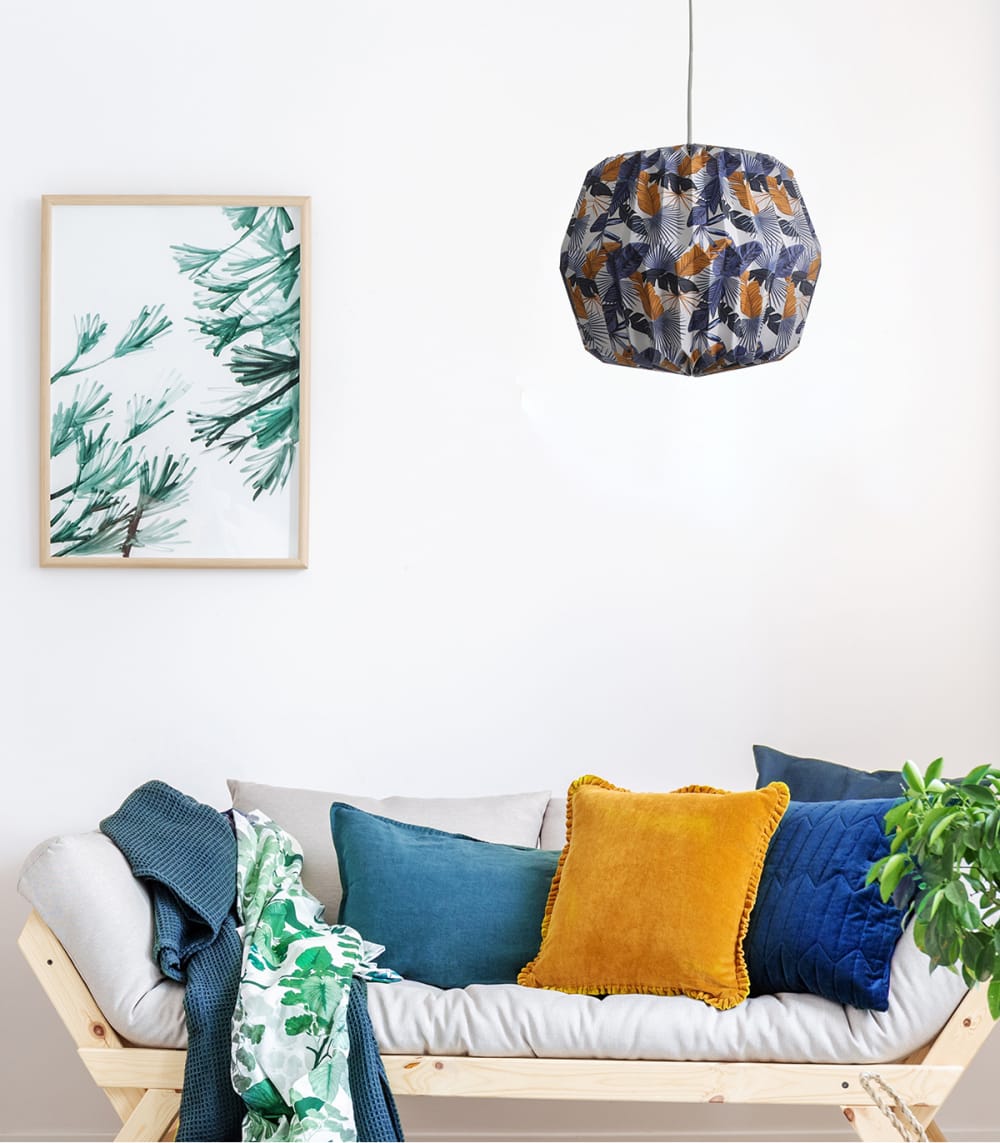 Suspension en papier multi-couleur, d.40 cm — vue 4
