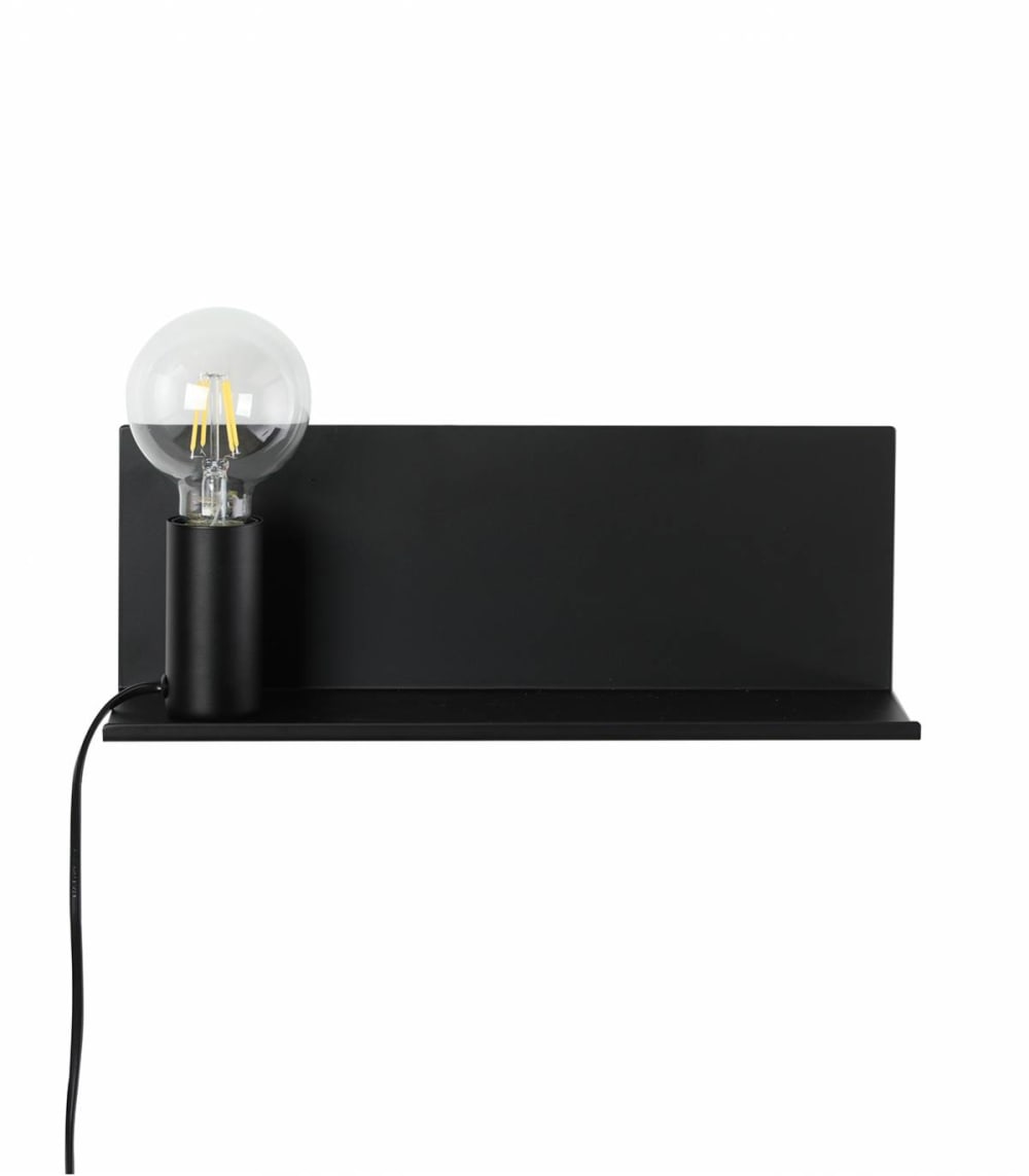 applique+en+metal+noir,+h.+12+cm