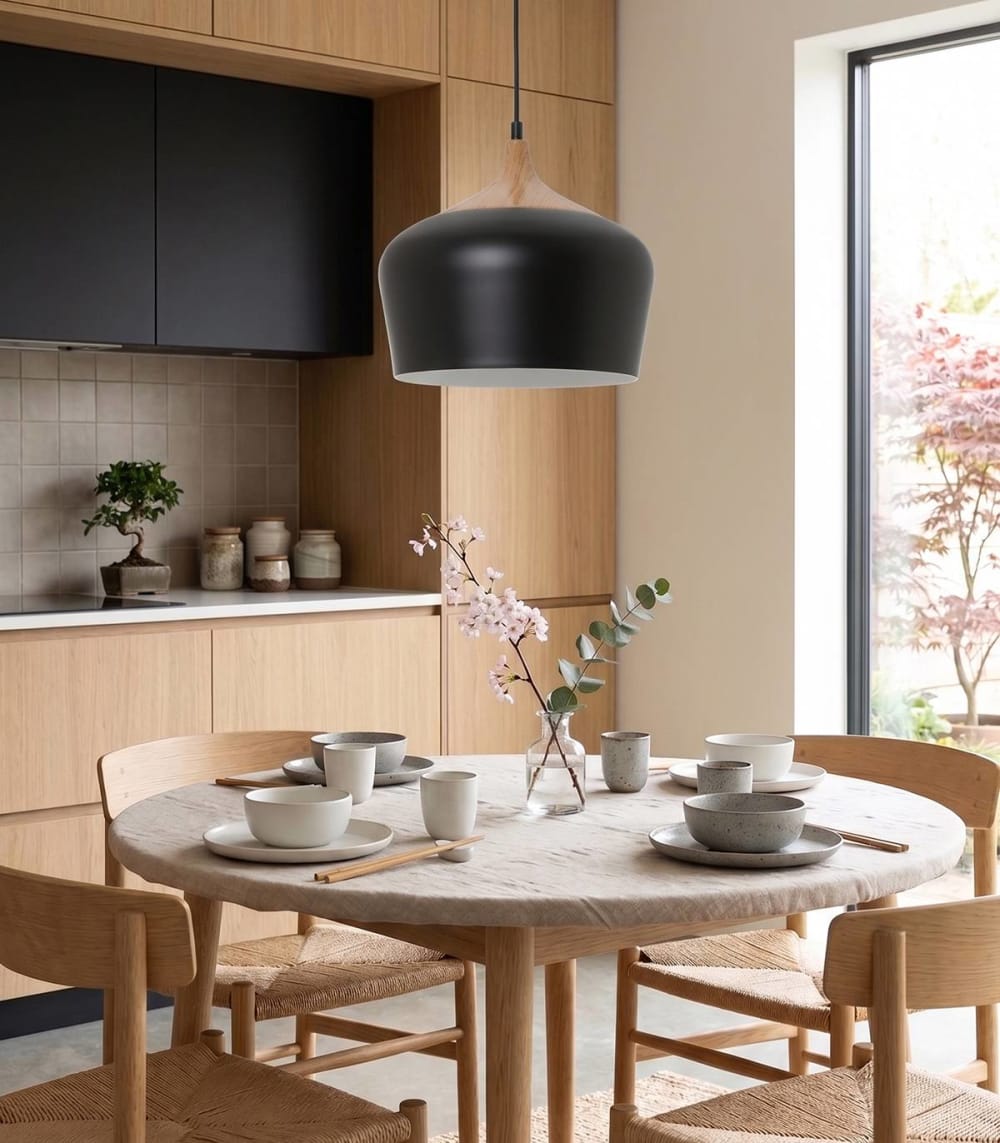 Suspension en métal naturel, d.30 cm - Maisons du Monde