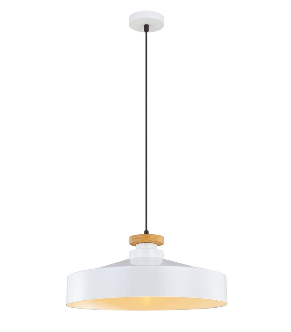 Suspension en métal blanc, d.40 cm — vue 4