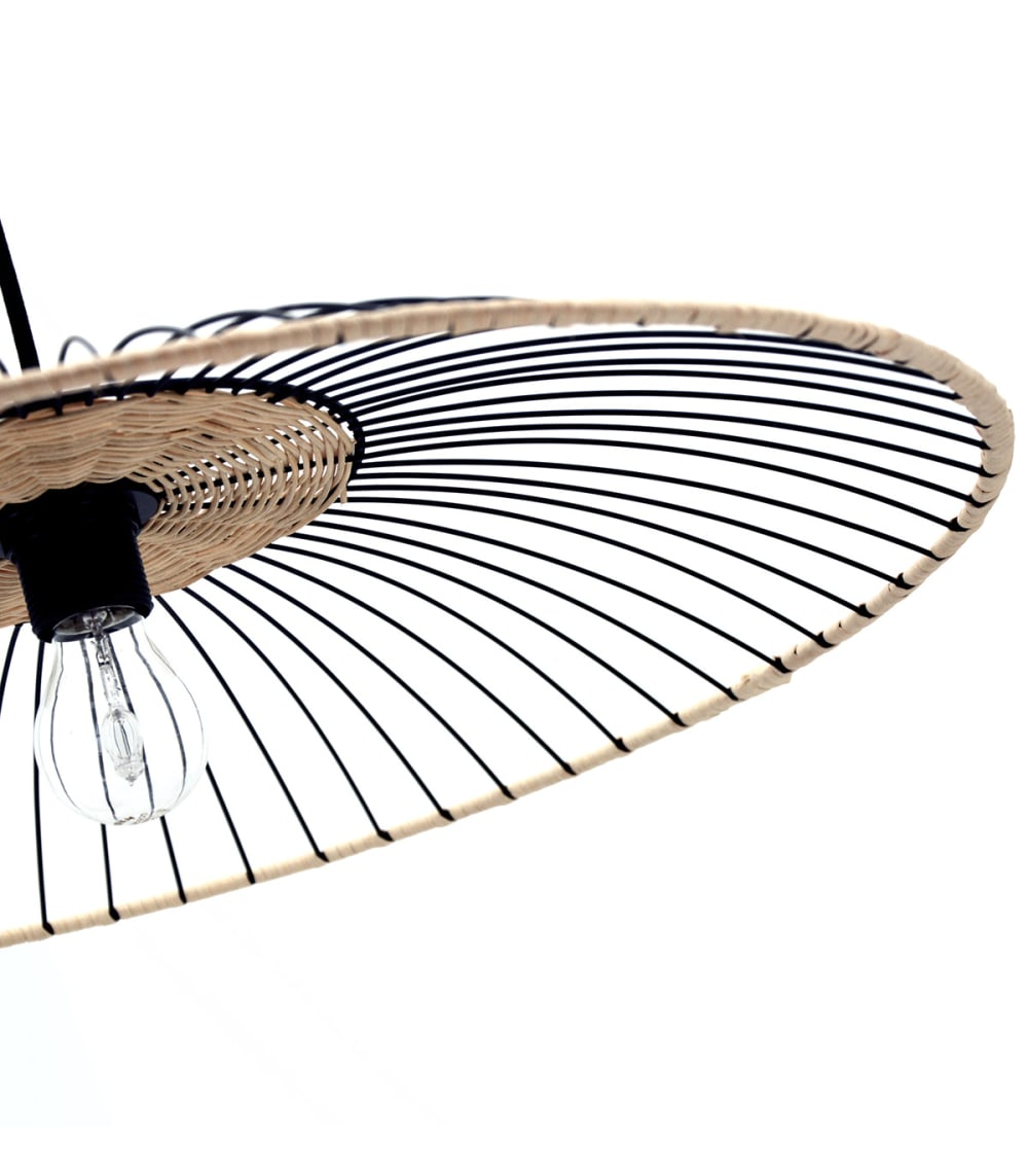 Suspension en métal noir, d.58 cm — vue 4