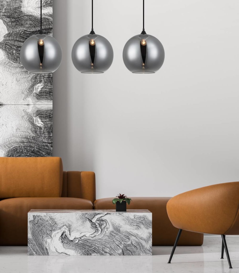 Suspension en verre gris, d. Cm — vue 3