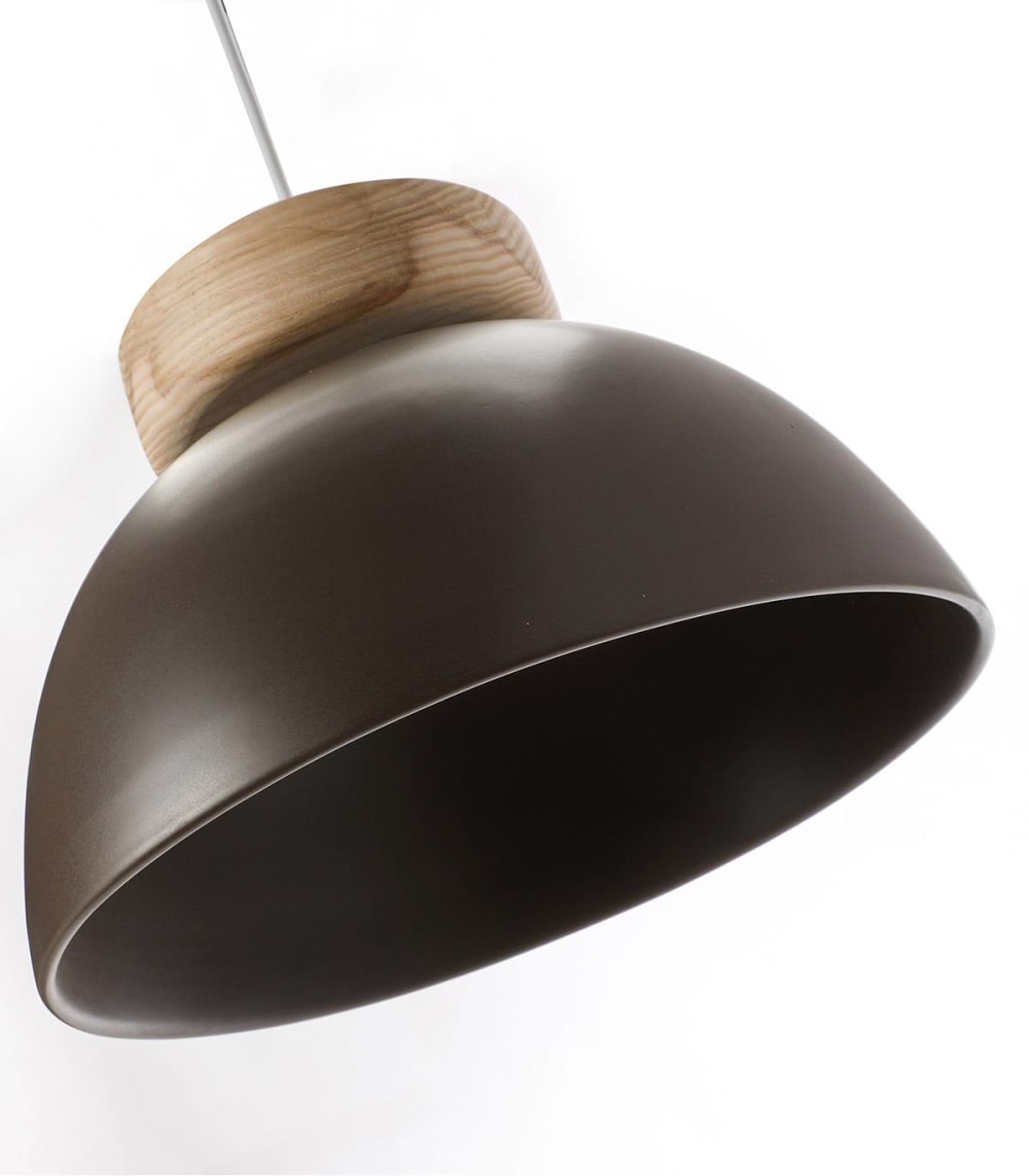 Suspension en céramique marron, d.30 cm — vue 4