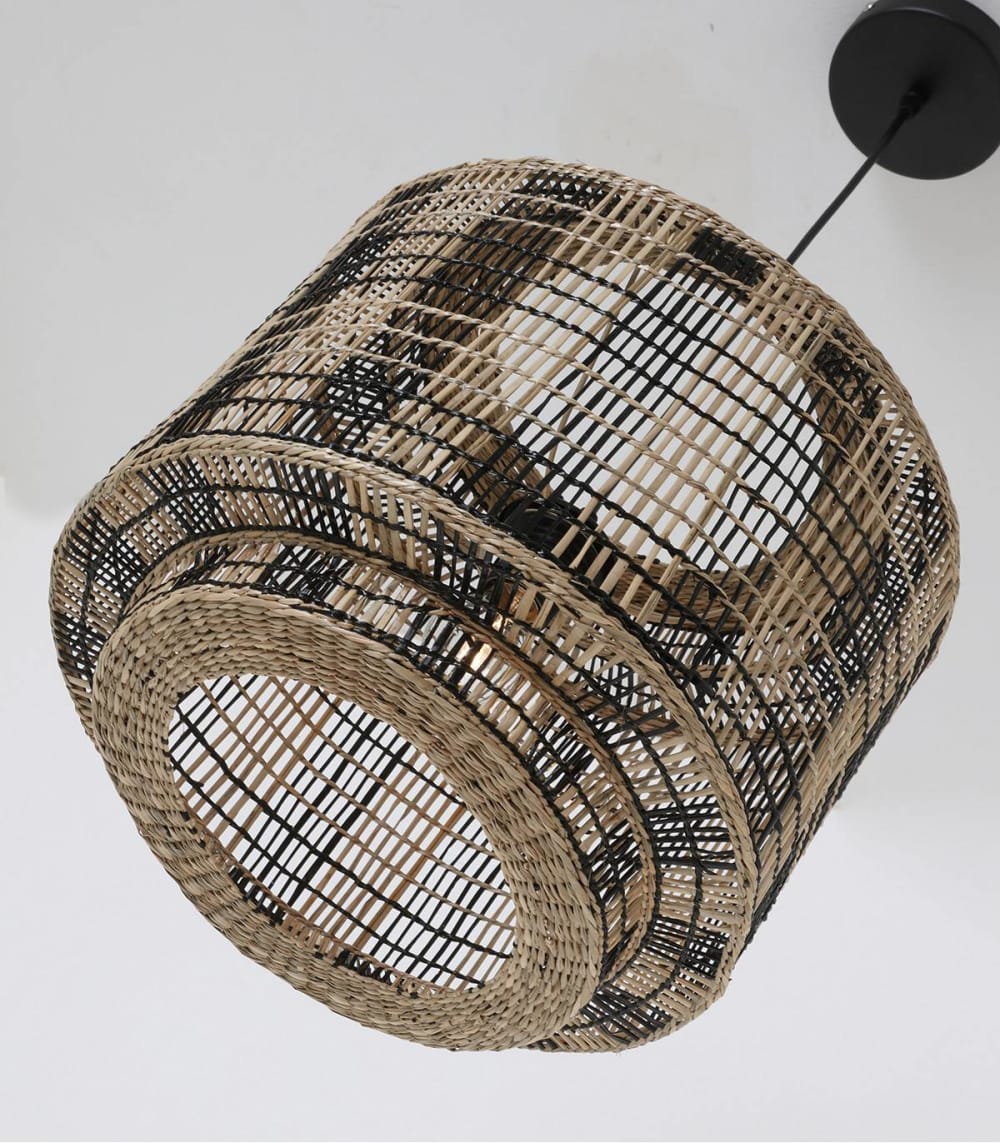 Suspension en rotin naturel, d.40 cm — vue 4