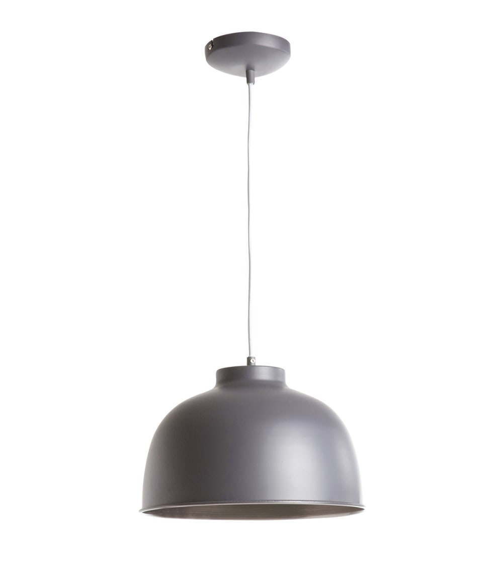 Suspension en métal gris, d.31,5 cm — vue 4