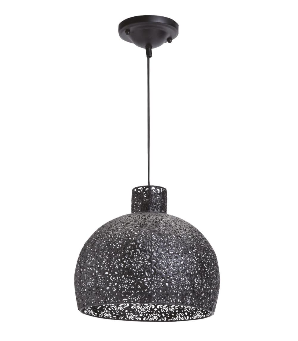 Suspension en métal noir, d.28 cm — vue 4