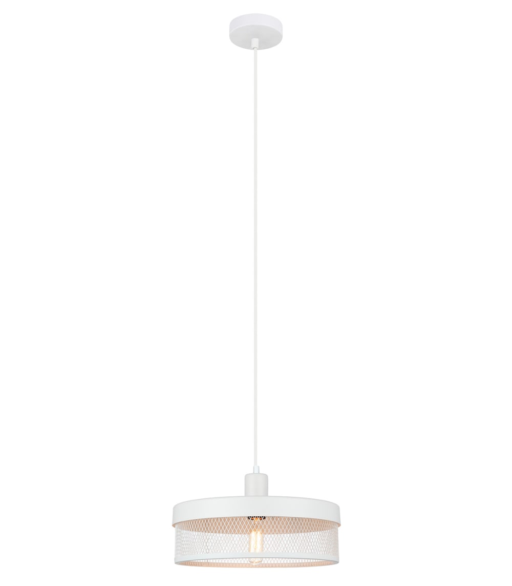 Suspension en métal blanc, d.36 cm — vue 4