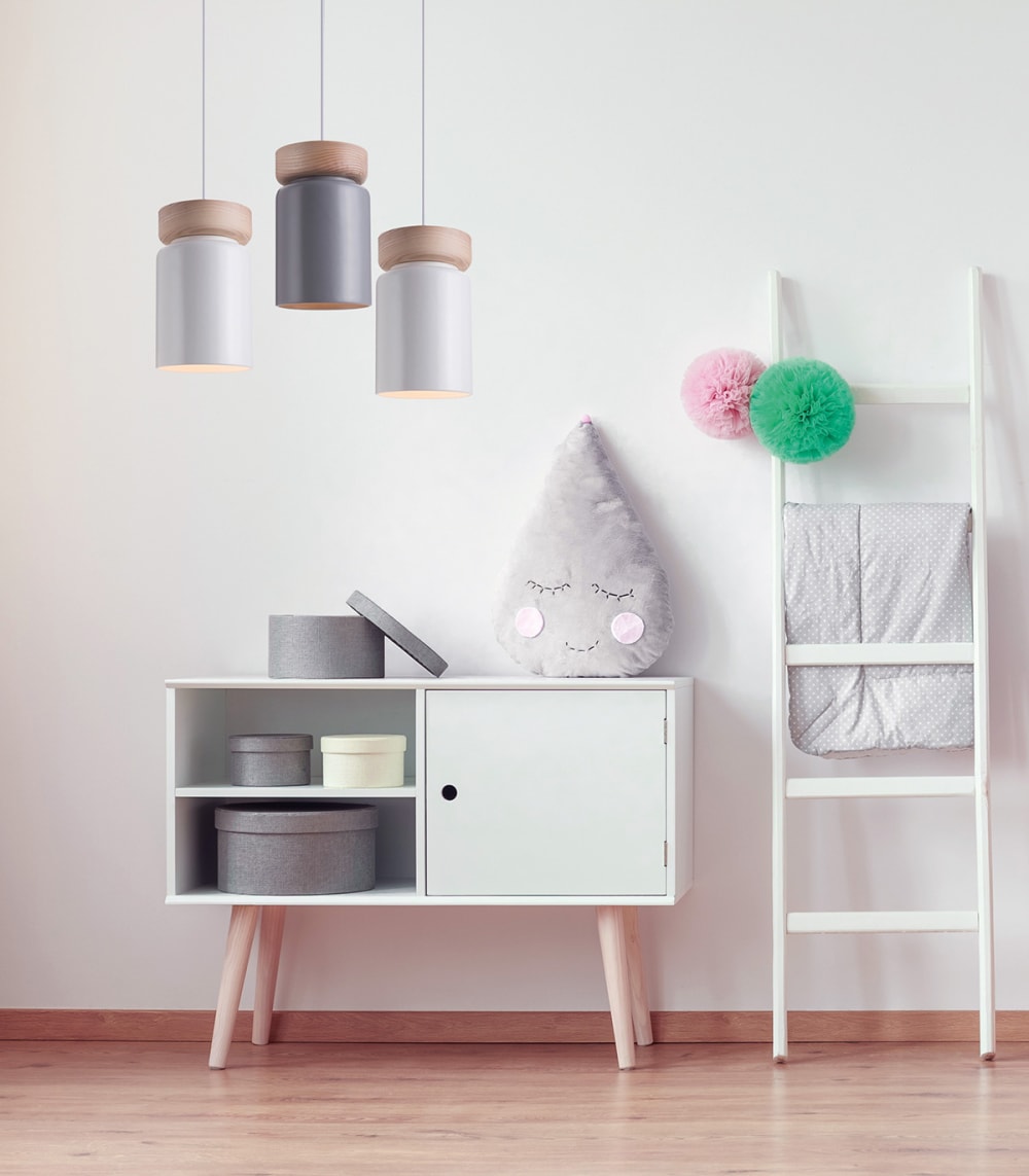 suspension en céramique naturel, d.15 cm - Maisons du Monde