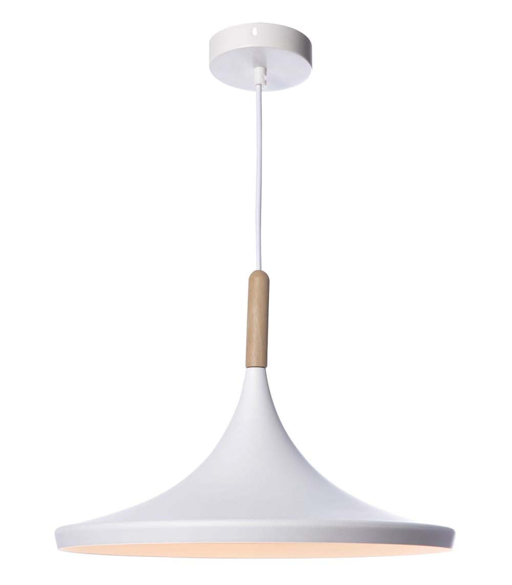 Suspension en métal blanc, d.36 cm — vue 4