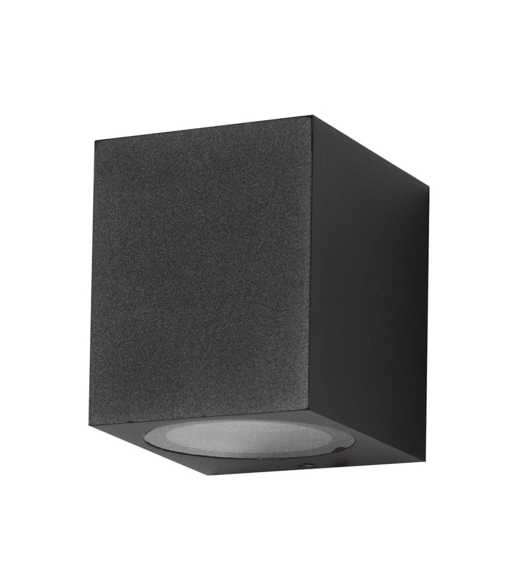 Applique extérieure en métal noir, h. 7 cm - Maisons du Monde