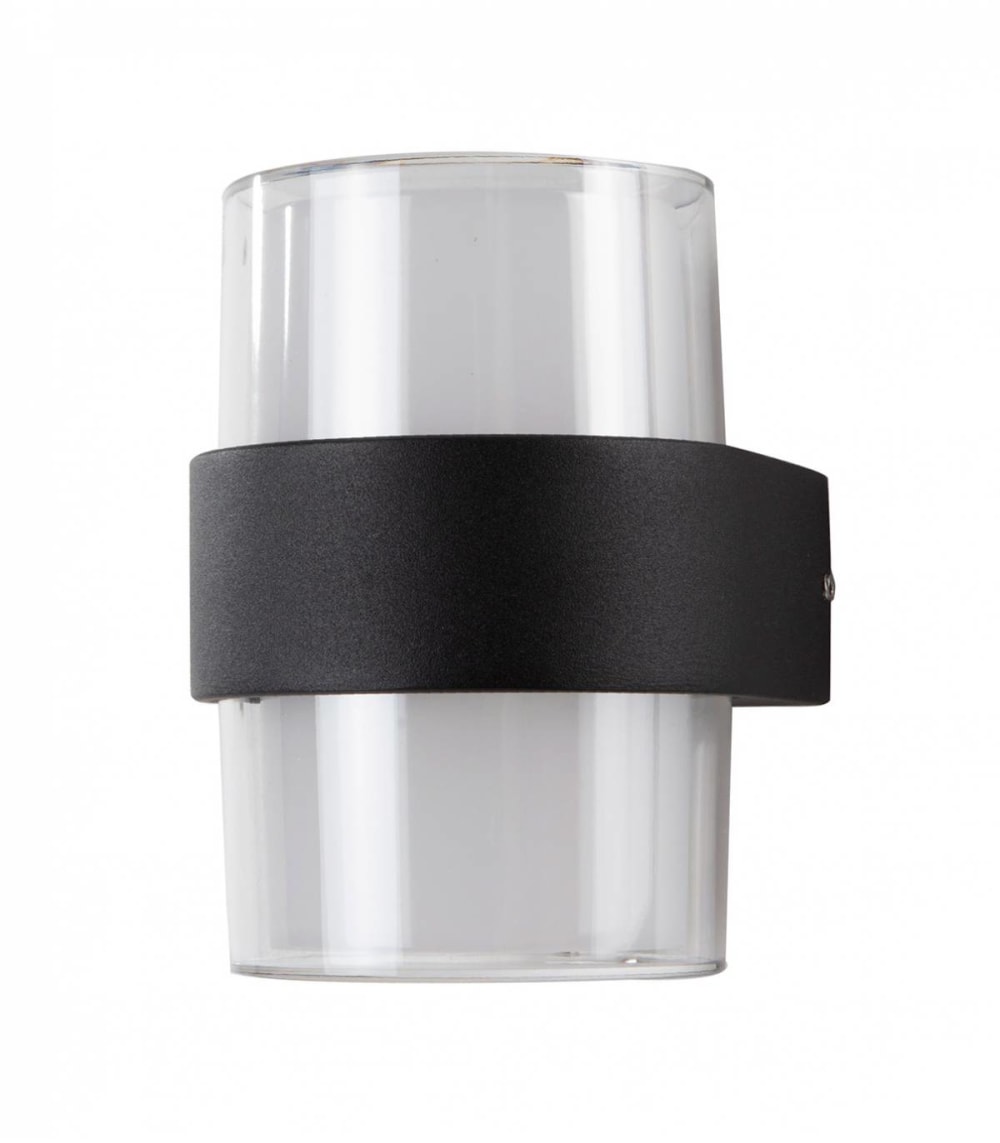 Applique extérieure en métal noir, h. 14 cm - Maisons du Monde