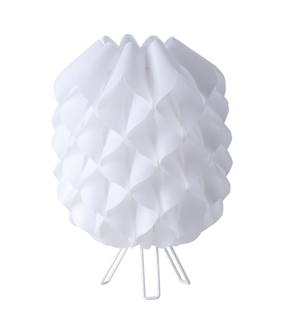 en polypropylène blanc, h. 34 cm