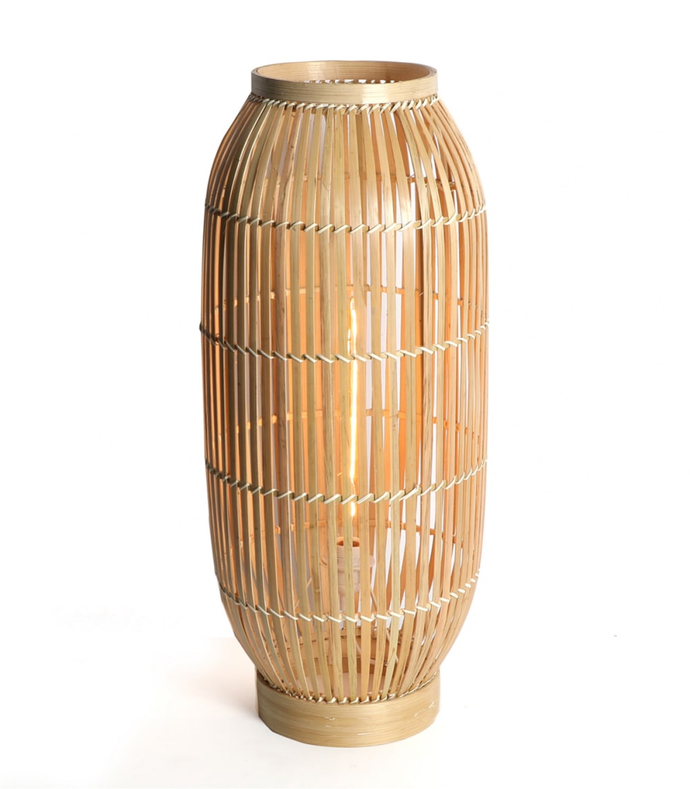 Lampadaire en bambou naturel, h. 70 cm — vue 3